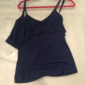 Blue spaghetti Top by Tart